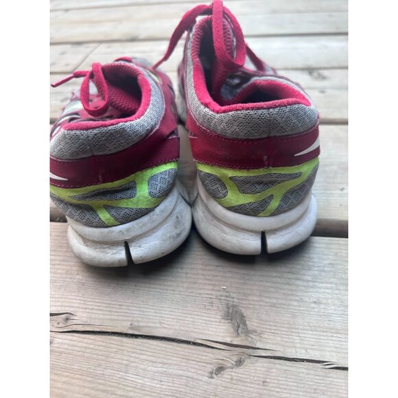 Nike Free Run2 Men's Sneakers Shoes Size 9.5 Lace Up Running Trainers Gray/Red - Picture 4 of 10